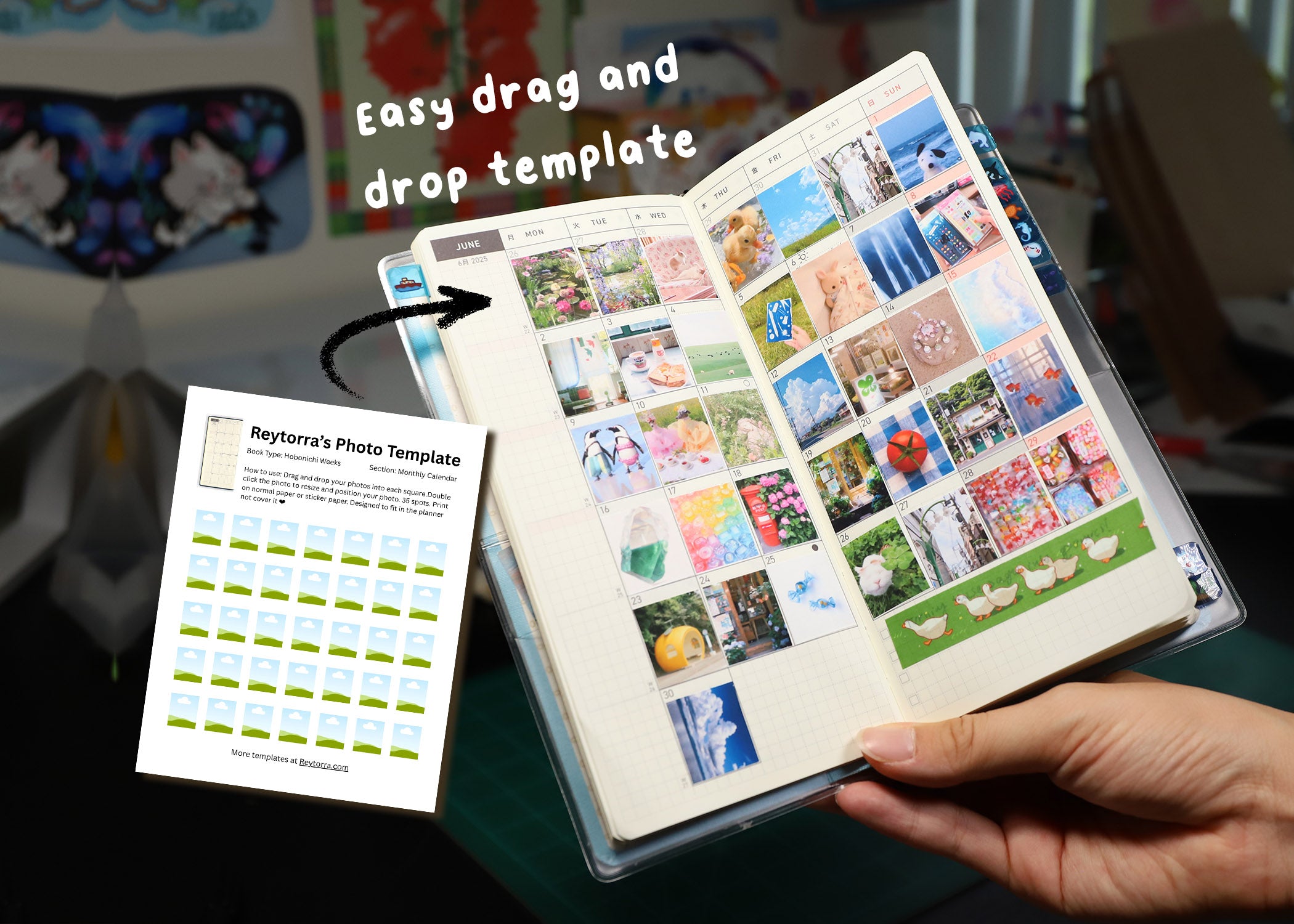 Hobonichi Weeks Photo Templates Reytorra