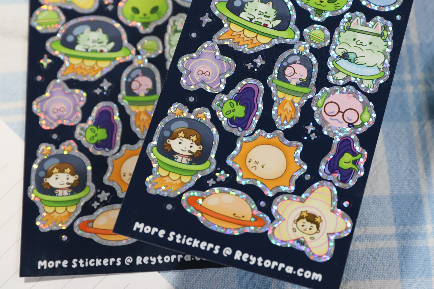Alien Space Sticker Sheet