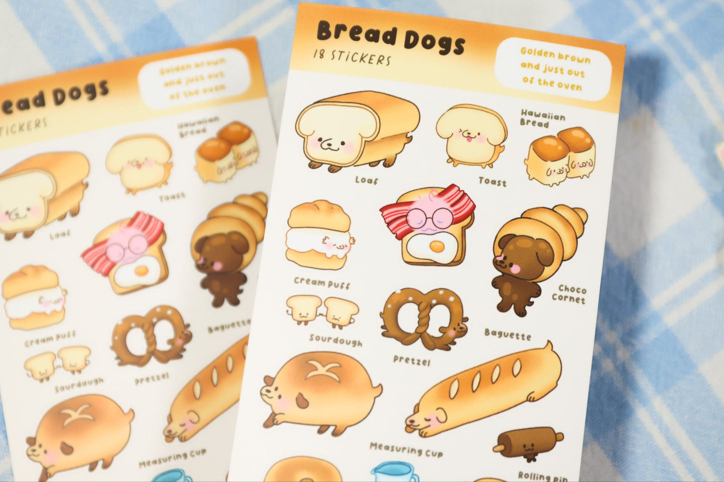 Bread Dogs Sticker Sheet
