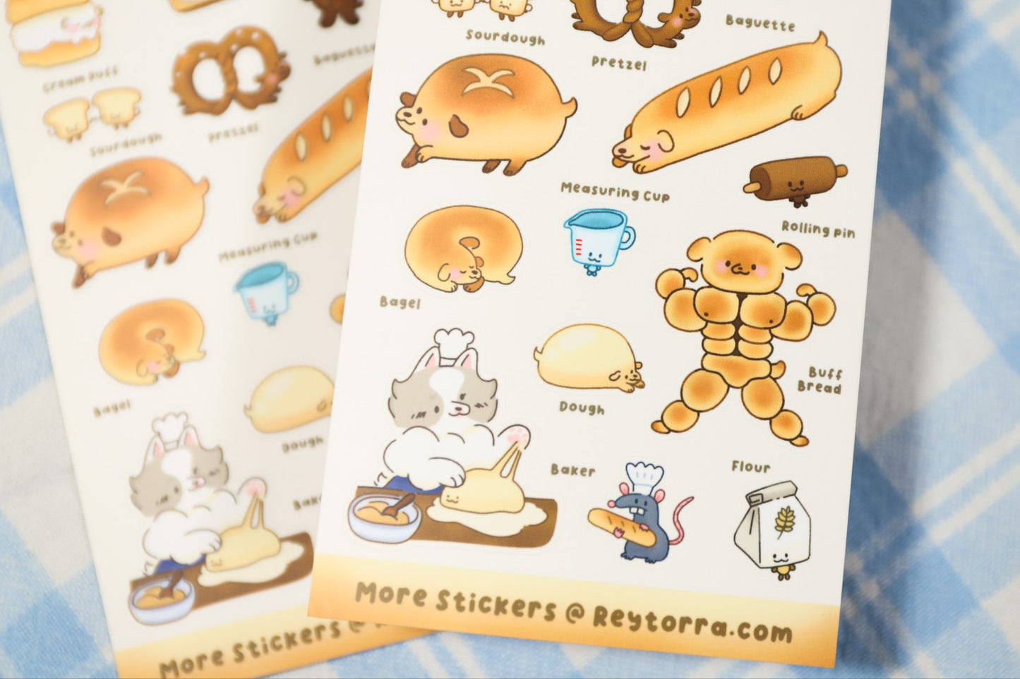 Bread Dogs Sticker Sheet