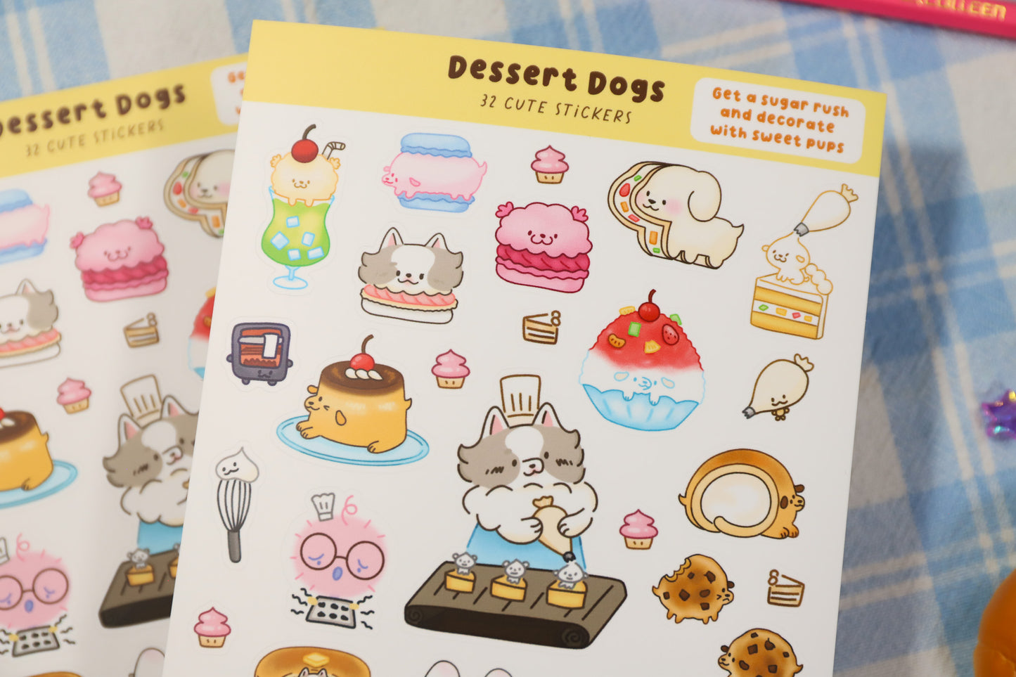 Dessert Dogs Sticker Sheet