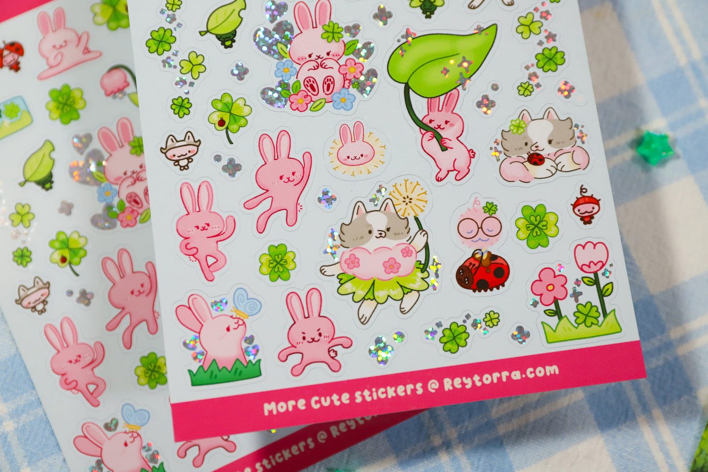 Lucky Bunny Sticker Sheet