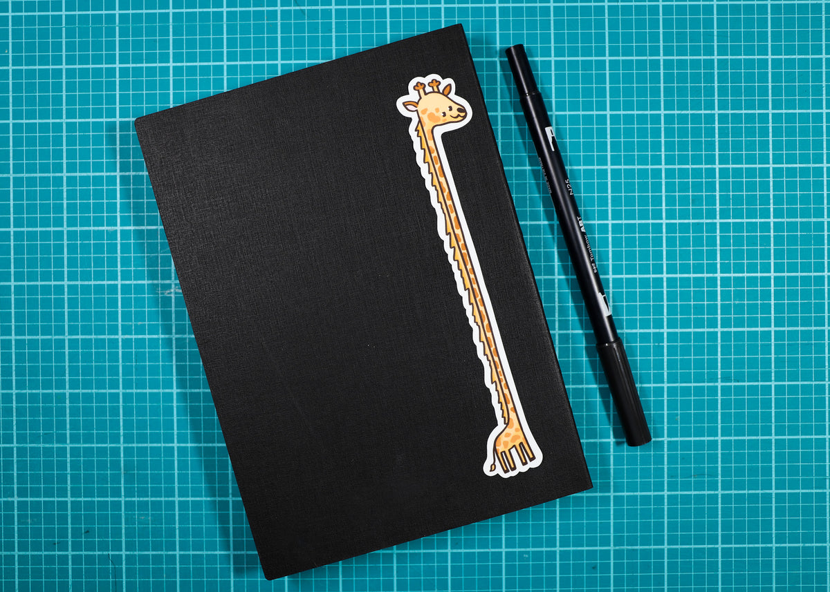 Long Giraffe Sticker