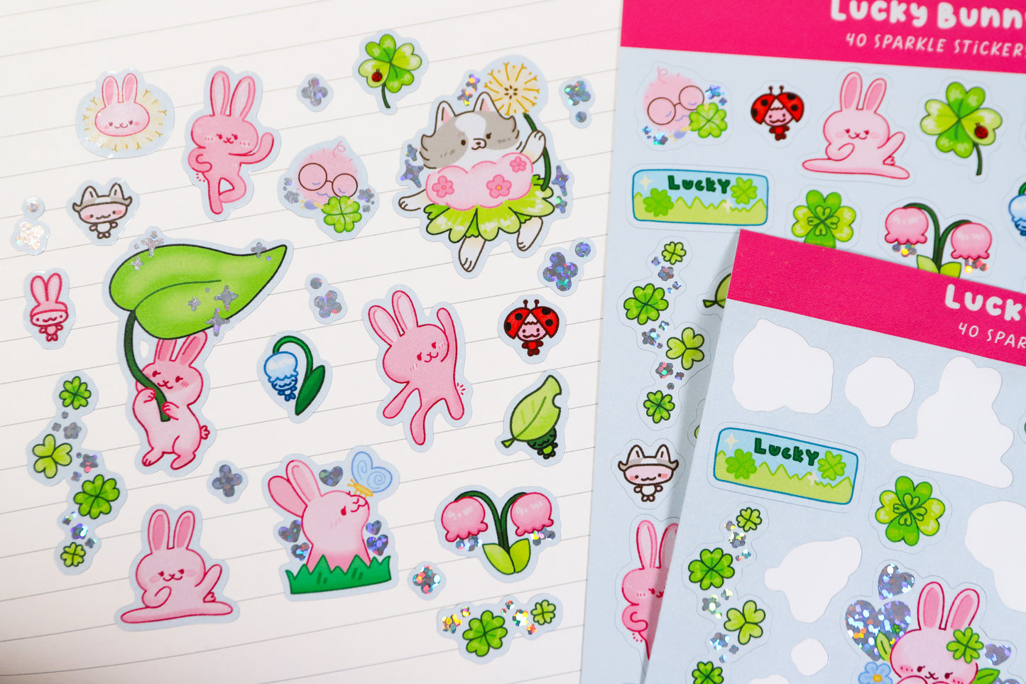 Lucky Bunny Sticker Sheet