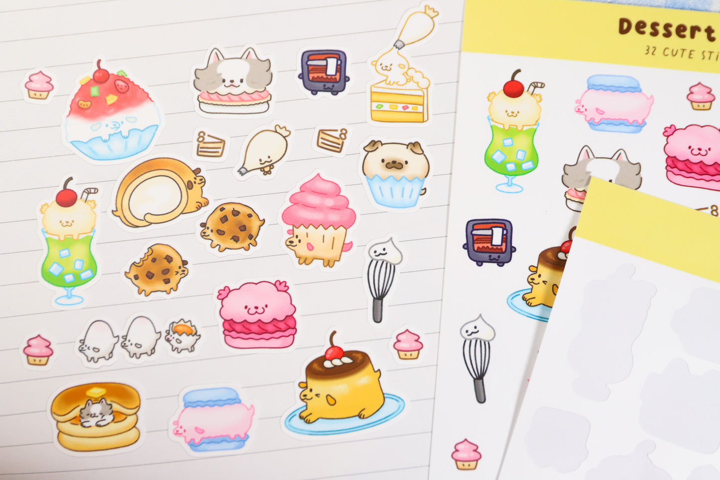 Dessert Dogs Sticker Sheet