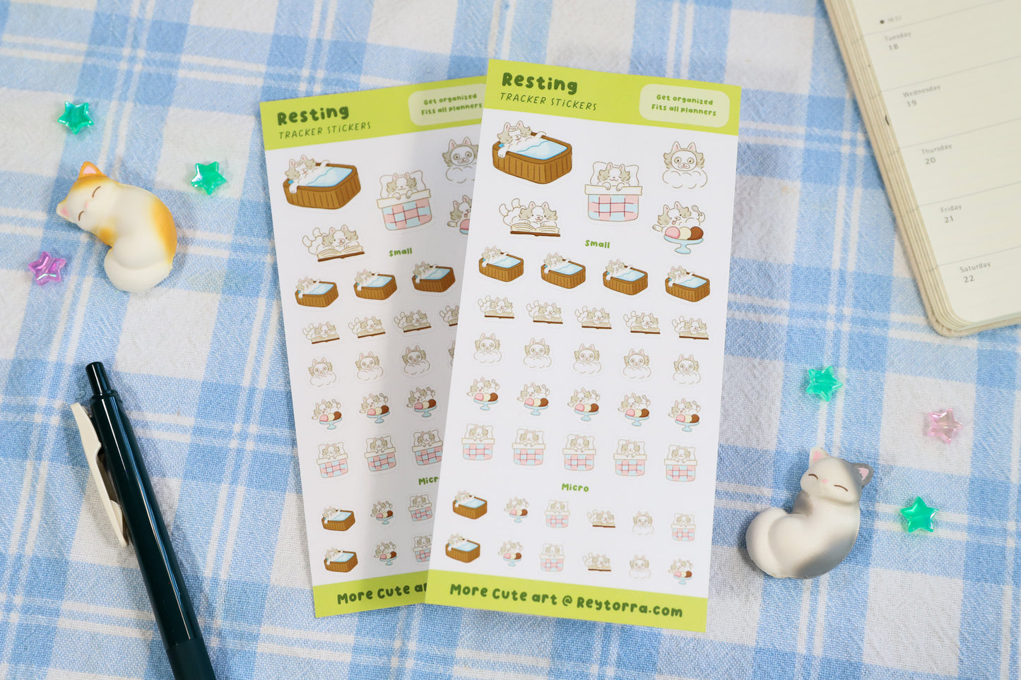 Resting Tracker Stickers