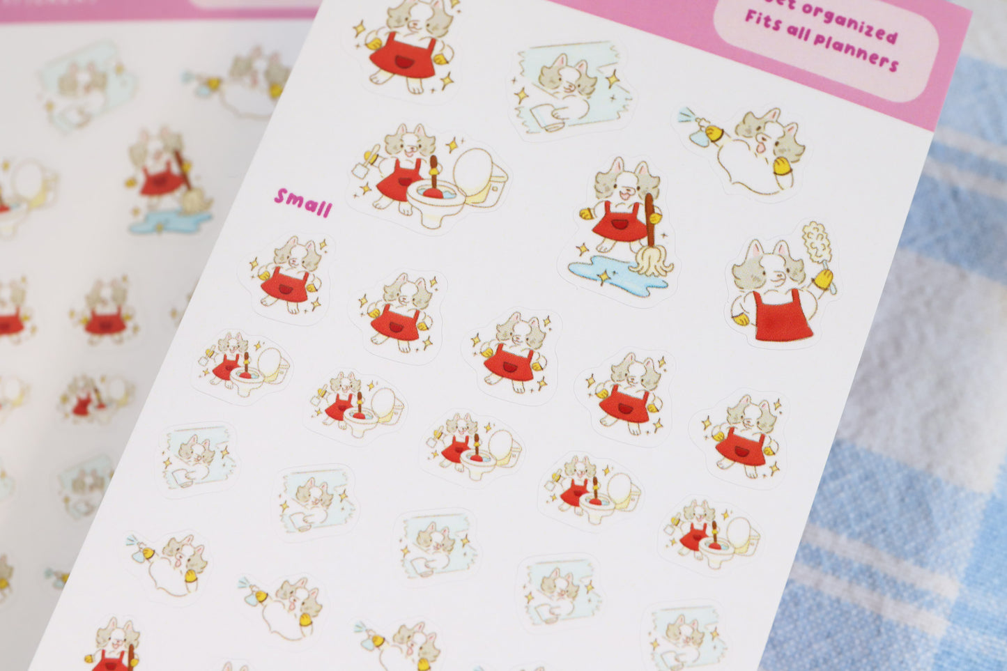 Cleaning Tracker Stickers