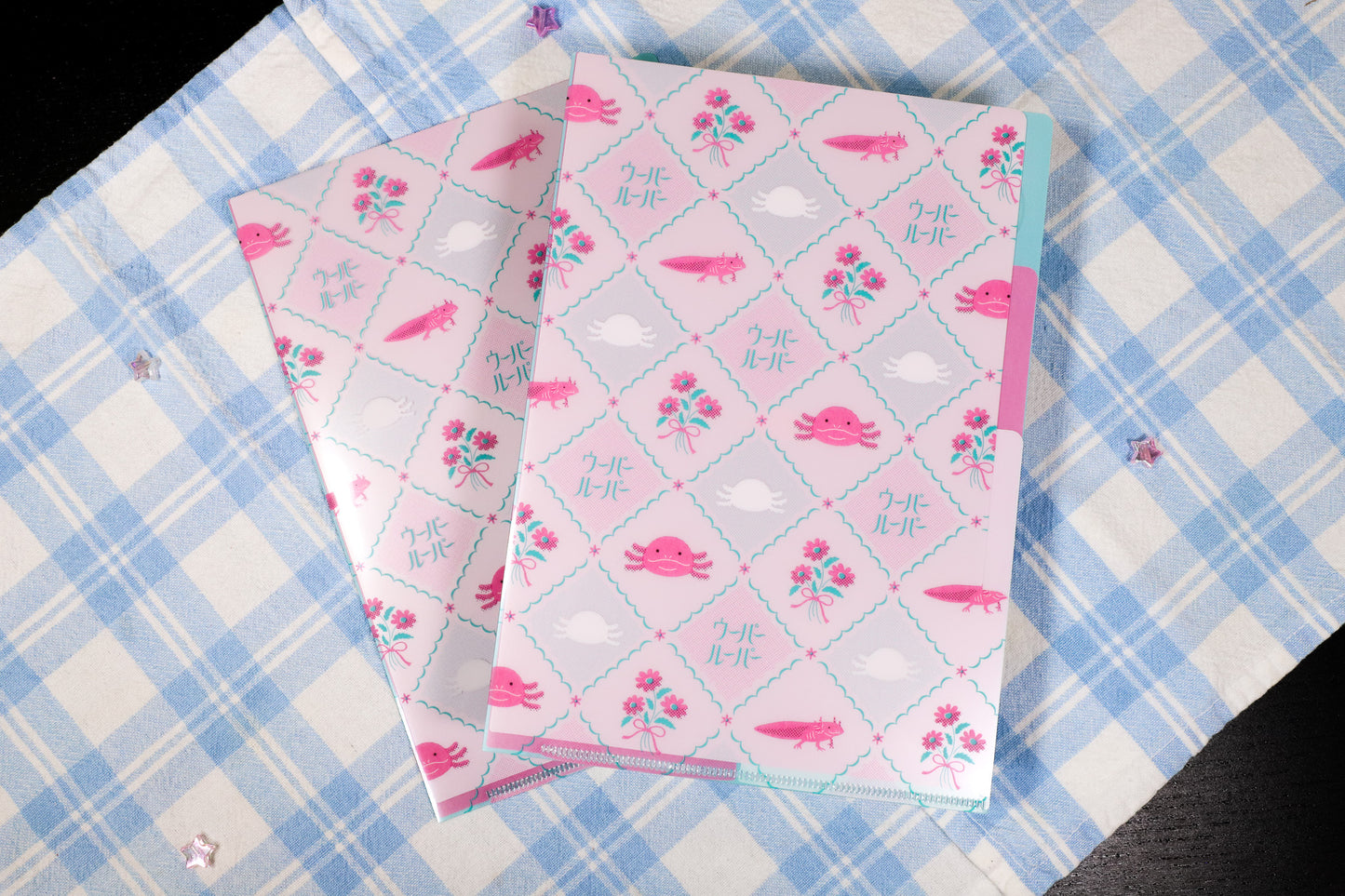 Axolotl Sticker Organizer Folder