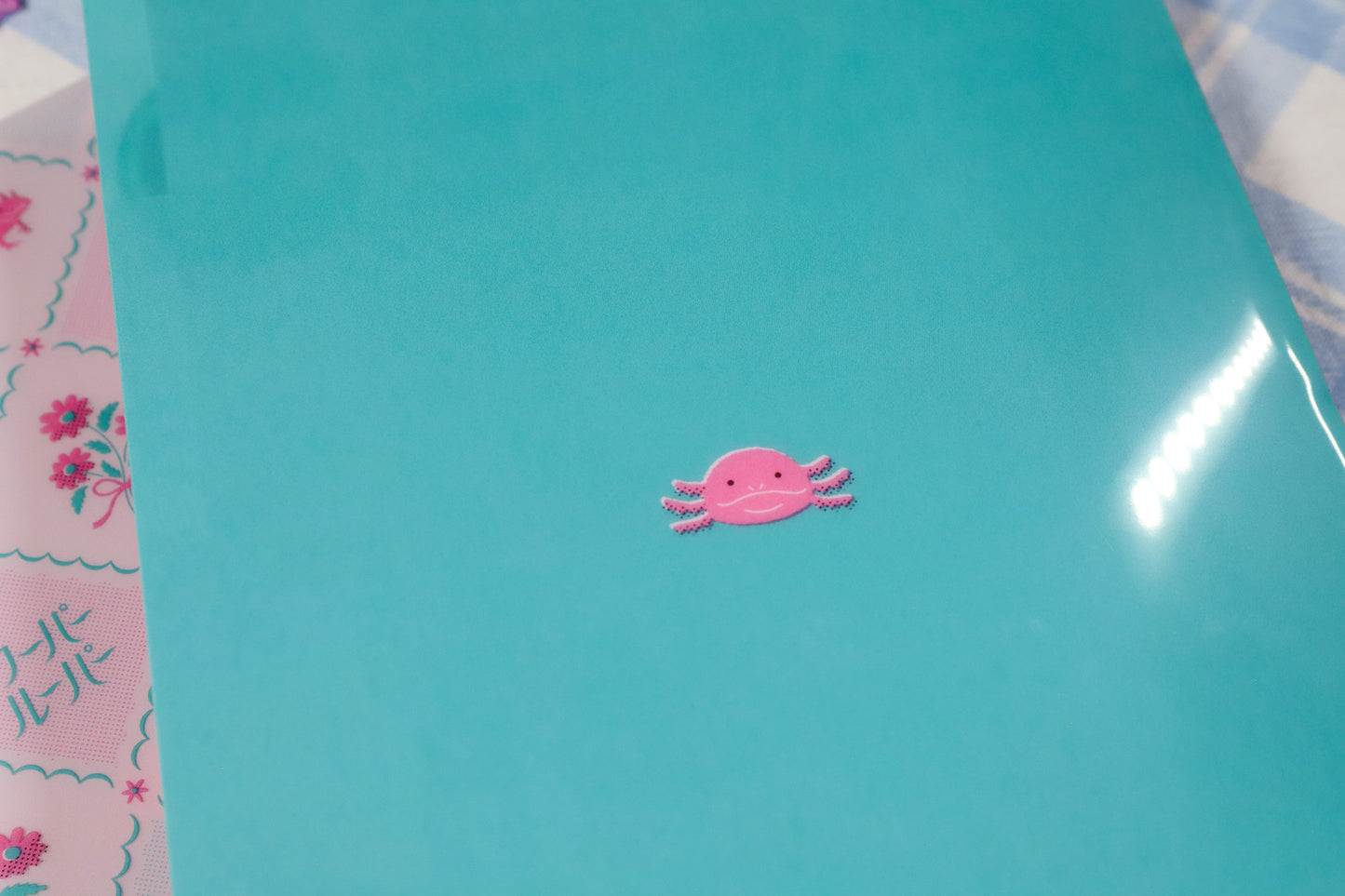 Axolotl Sticker Organizer Folder