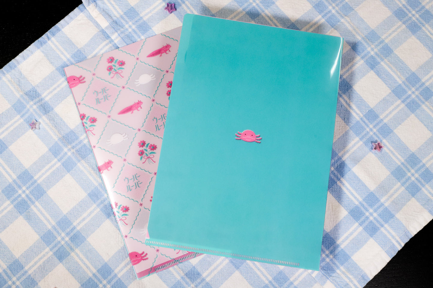 Axolotl Sticker Organizer Folder