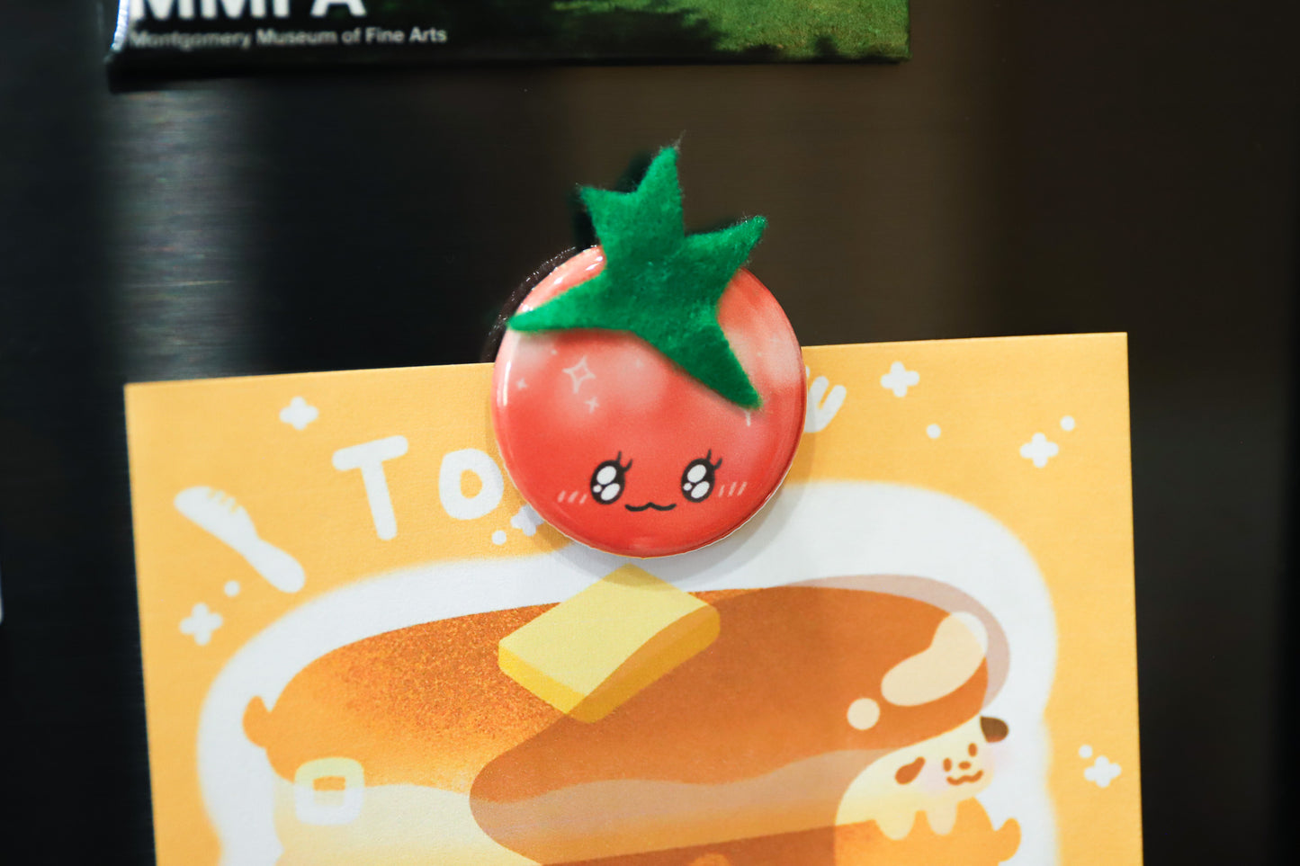 Tomato Friend Pin or Magnet