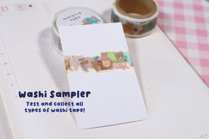 Bear Family Washi  Tape - Japan 🇯🇵 - Travel Lab