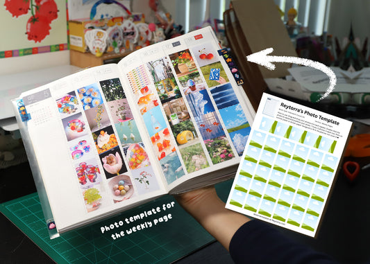 Hobonichi Cousin A5 Photo Templates