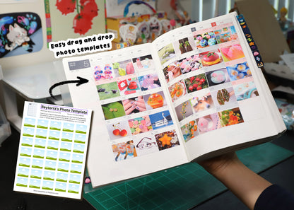 Hobonichi Cousin A5 Photo Templates