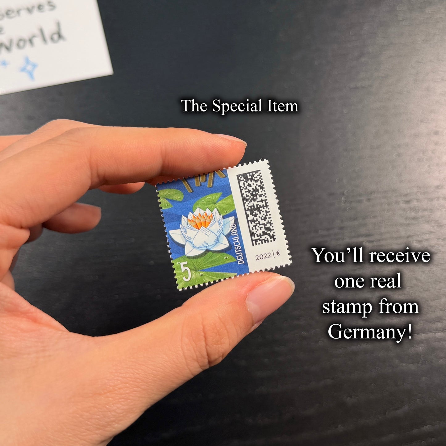 stamp from germany in the lost and found club snail mail club monthly art subscription