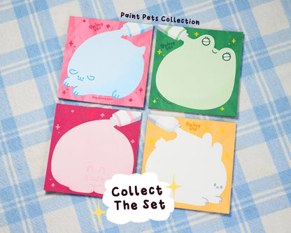 Cat Paint Pet Sticky Notepads