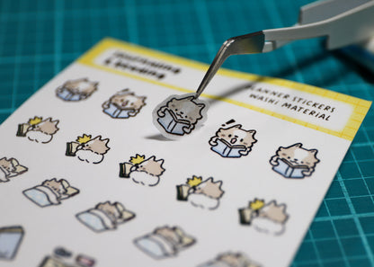 Journaling & Reading Planner Sticker Sheet
