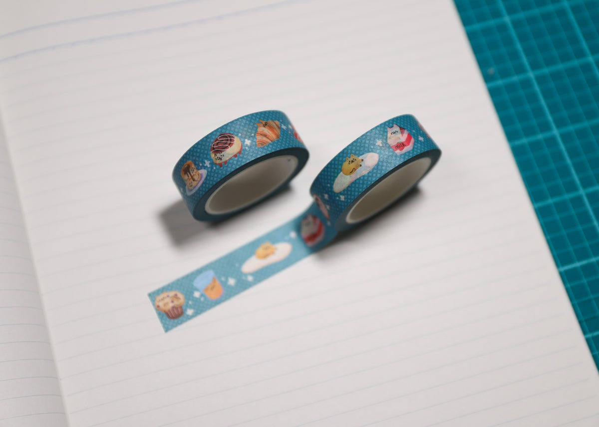 Brunch Cats Washi Tape