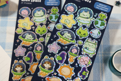 Alien Space Sticker Sheet