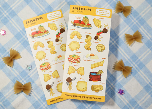 Pasta Pup Sticker Sheet
