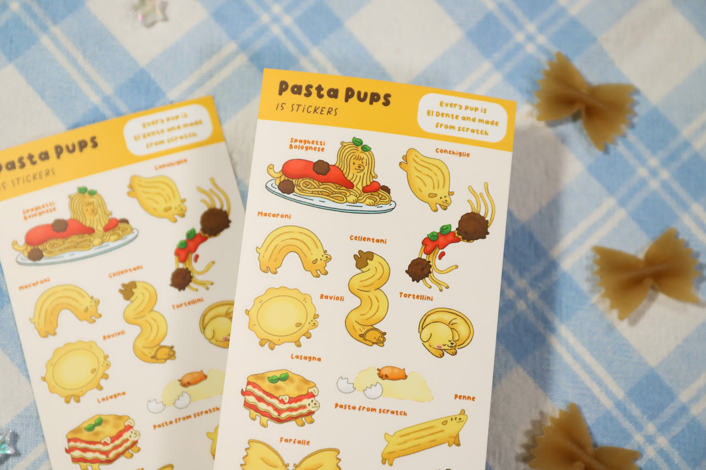 Pasta Pup Sticker Sheet