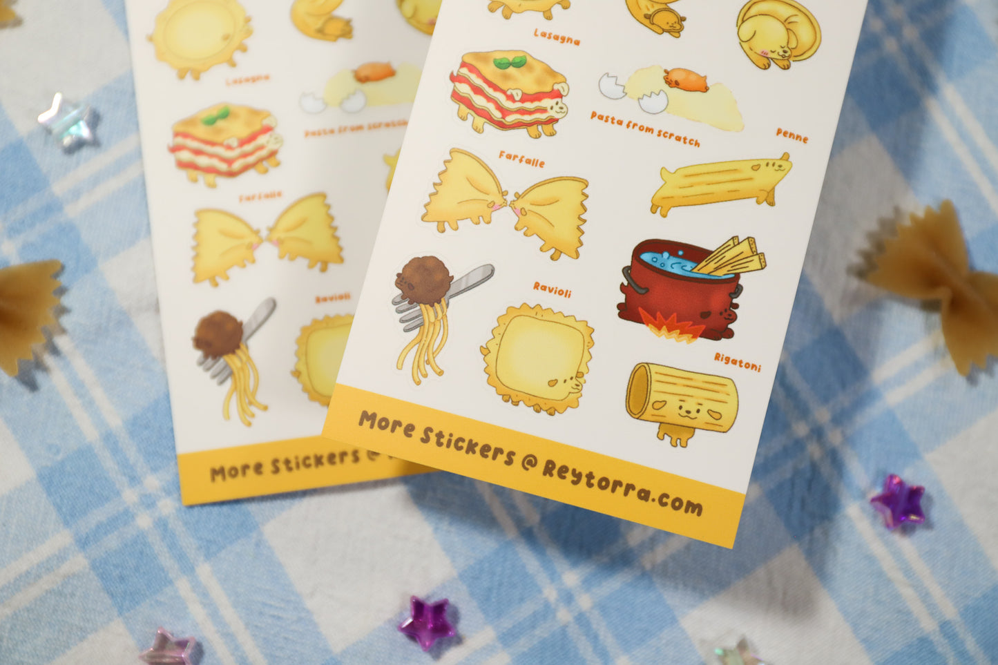 Pasta Pup Sticker Sheet