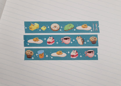 Brunch Cats Washi Tape