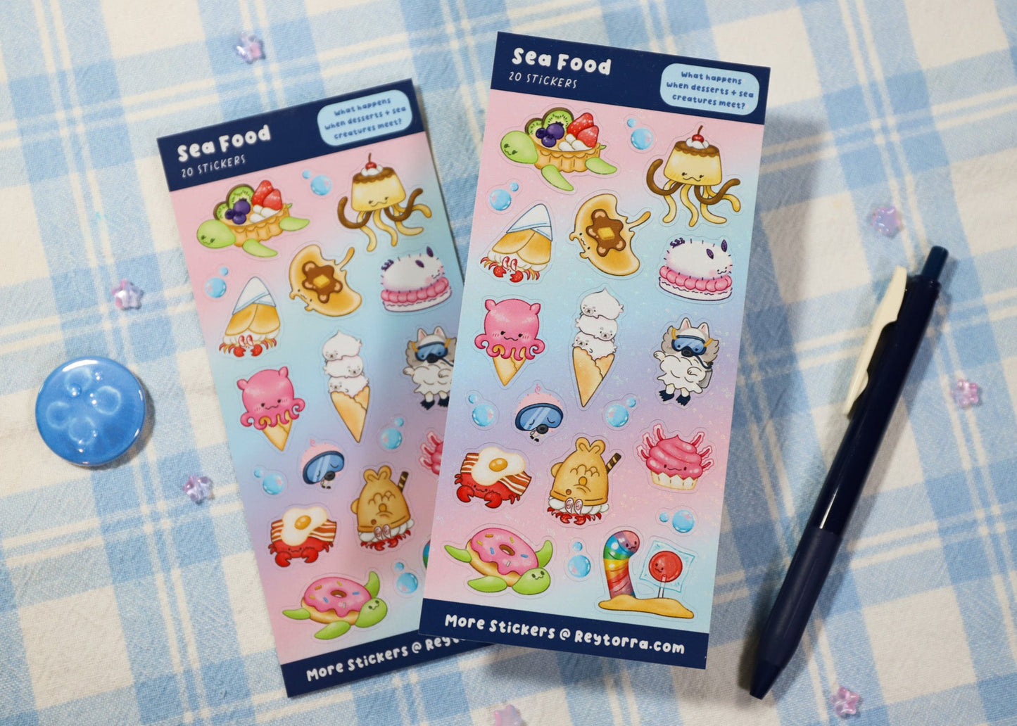Sea Food Sticker Sheet