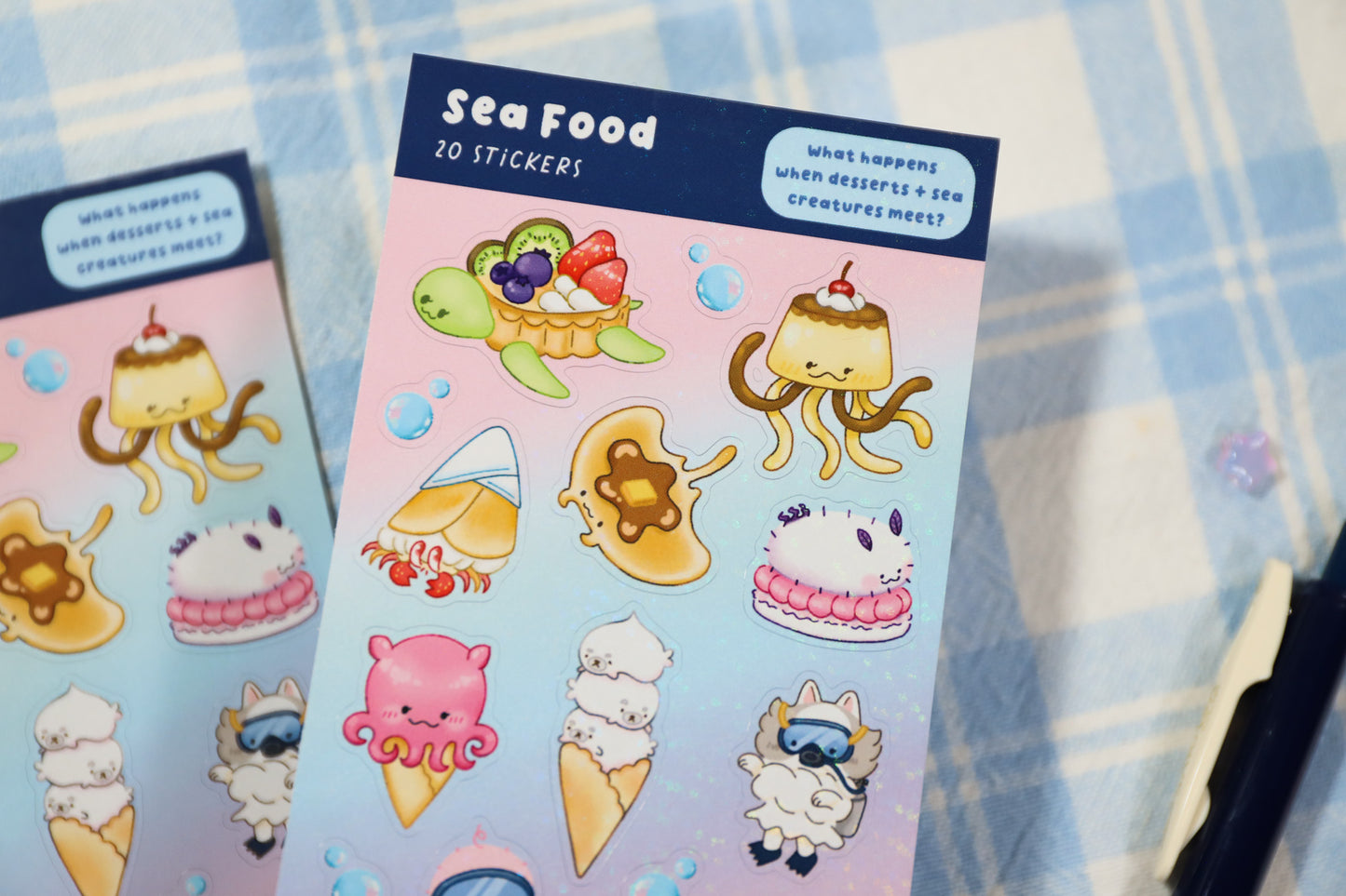 Sea Food Sticker Sheet