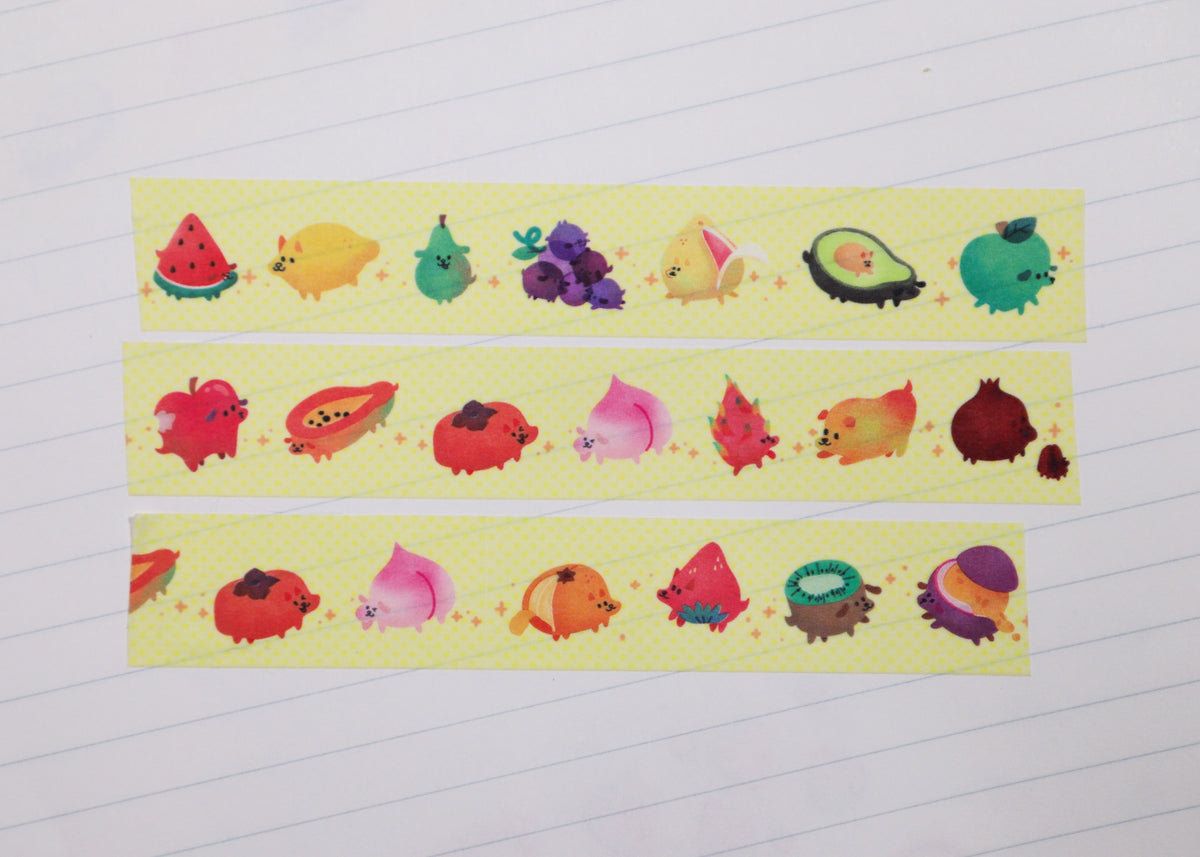 Fruit Dogs Washi Tape