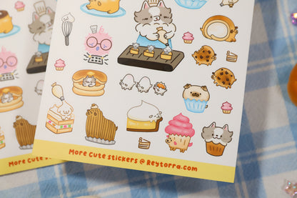 Dessert Dogs Sticker Sheet