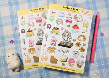 Dessert Dogs Sticker Sheet