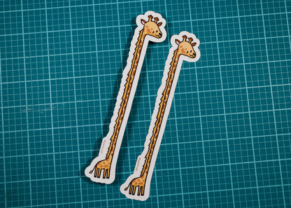 Long Giraffe Sticker