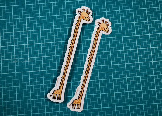 Long Giraffe Sticker