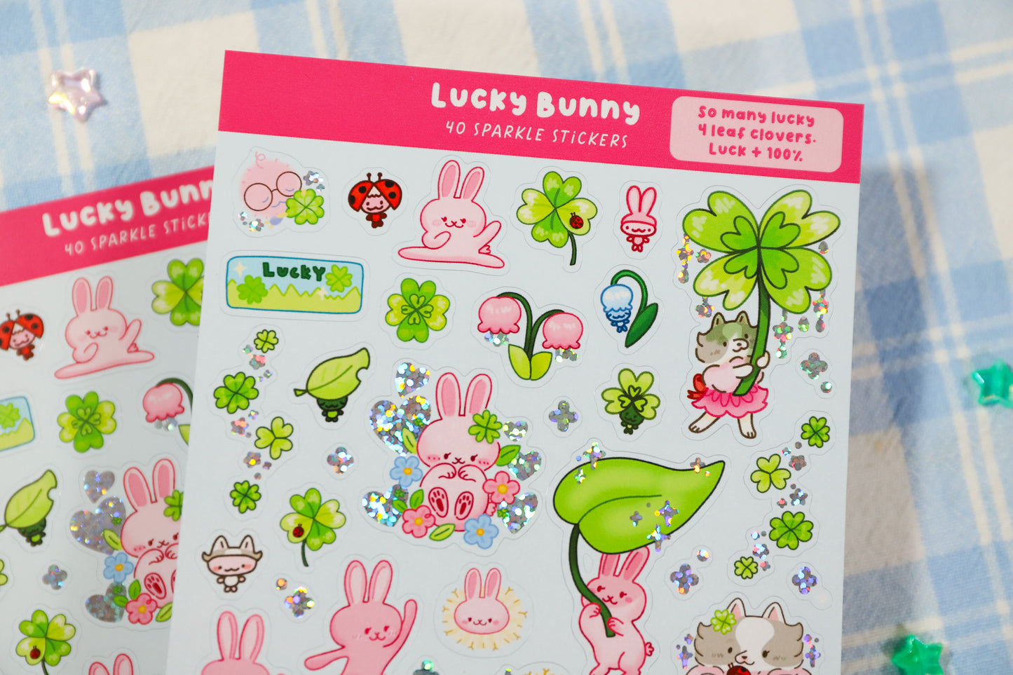 Lucky Bunny Sticker Sheet