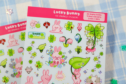 Lucky Bunny Sticker Sheet