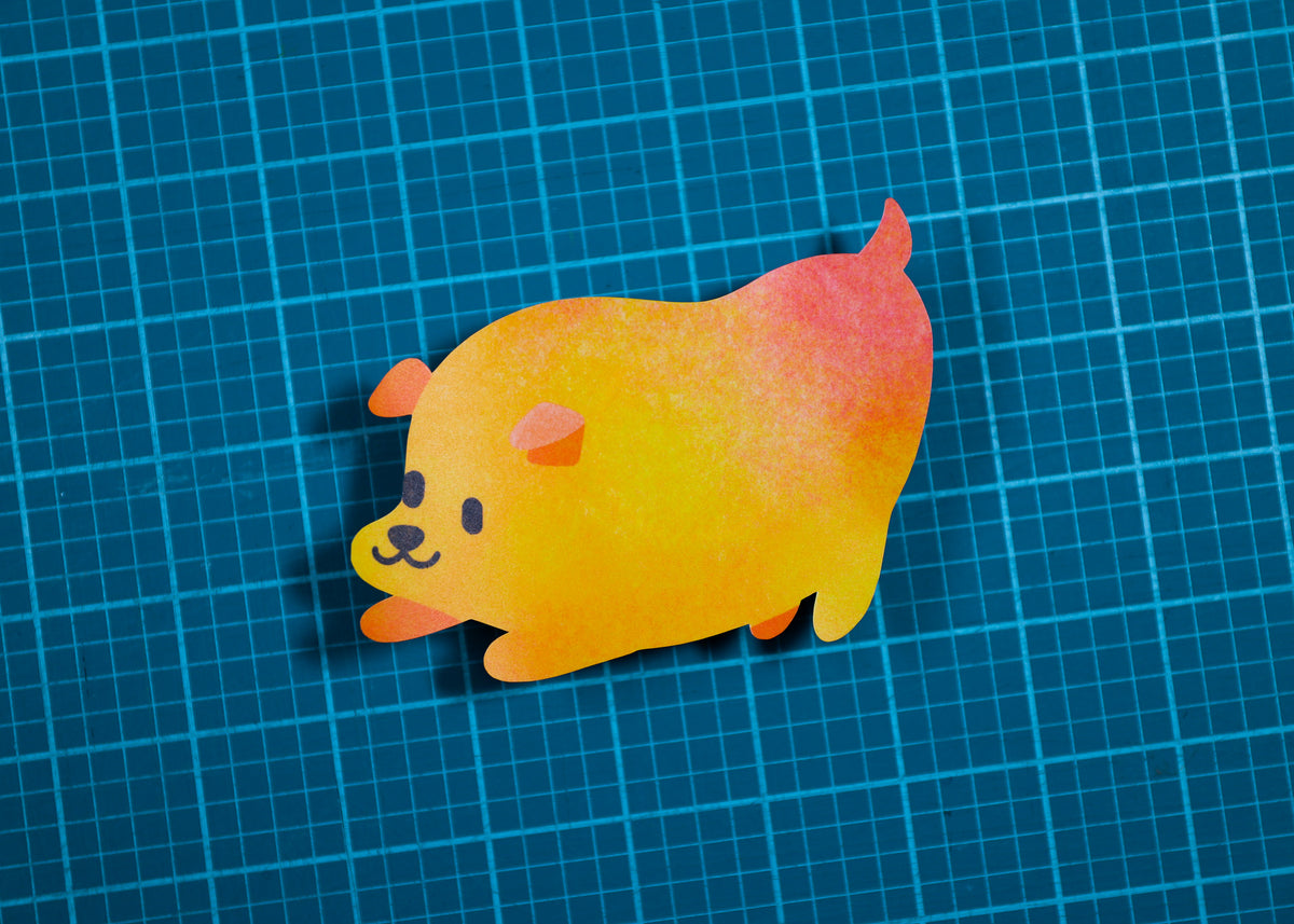Mega Mango Dog Sticker