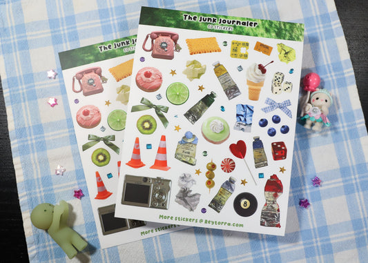 The Junk Journaler Jumbo Sticker Sheet