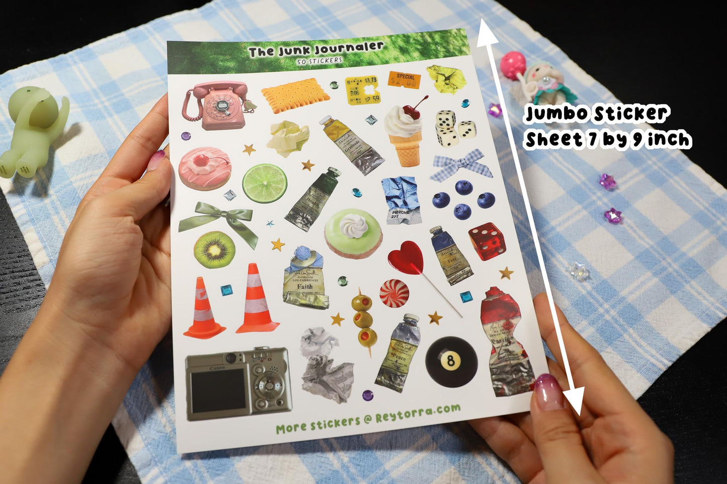 The Junk Journaler Jumbo Sticker Sheet