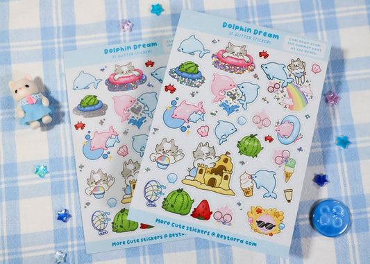 Dolphin Dreams Sticker Sheet