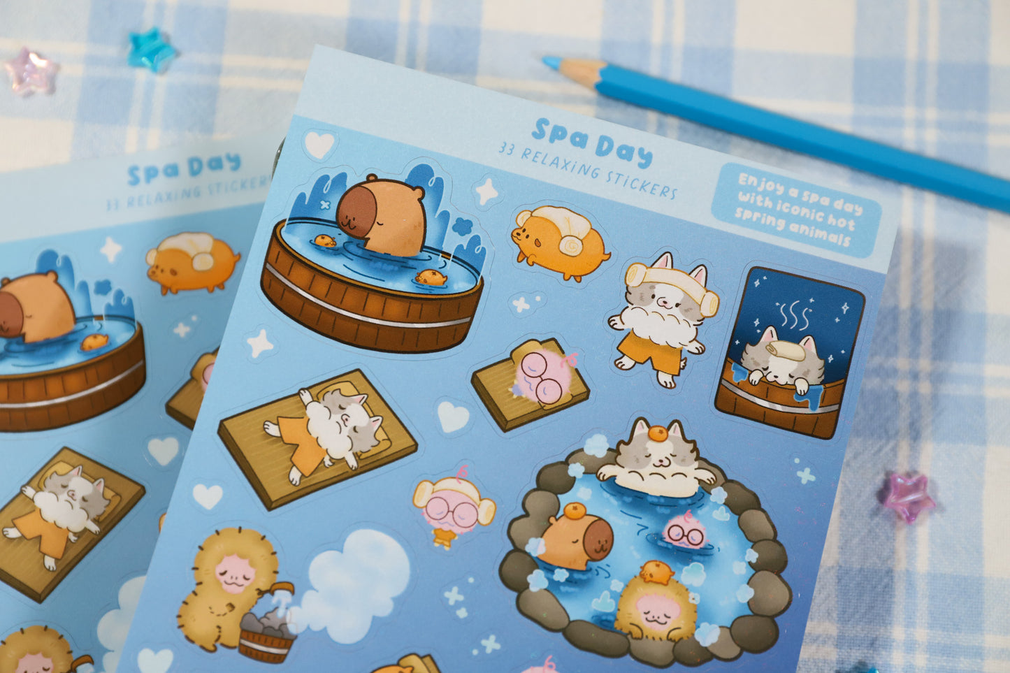 Spa Day Sticker Sheet