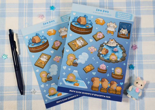 Spa Day Sticker Sheet