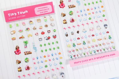 Tiny Town V.2 Sticker Sheet