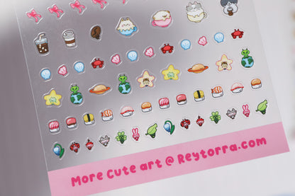 Tiny Town V.2 Sticker Sheet