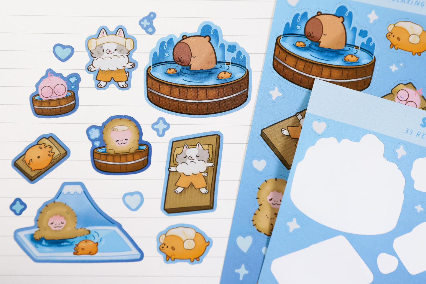 Spa Day Sticker Sheet