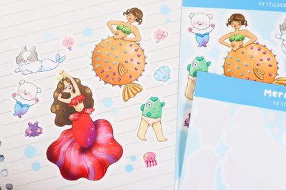 Mermaids Sticker Sheet