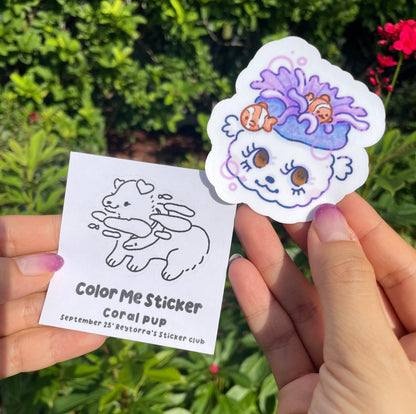 Monthly Sticker Club
