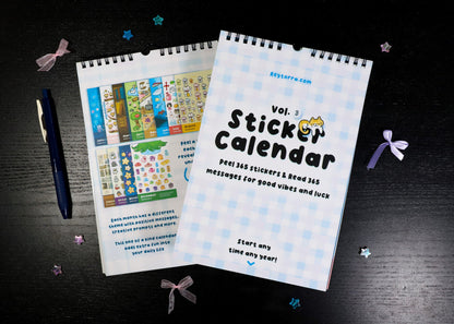 Good Vibes Sticker Calendar - Start Any Day