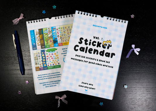 Good Vibes Sticker Calendar - Start Any Day