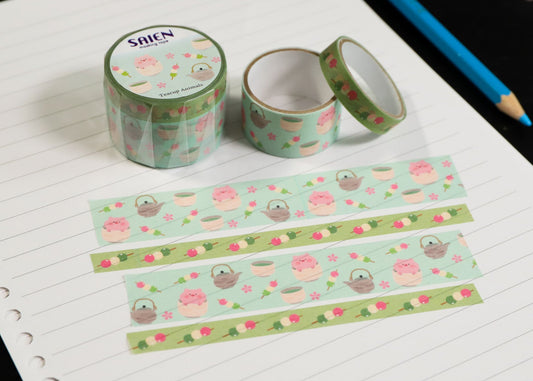 Matcha Pigs Washi Tape